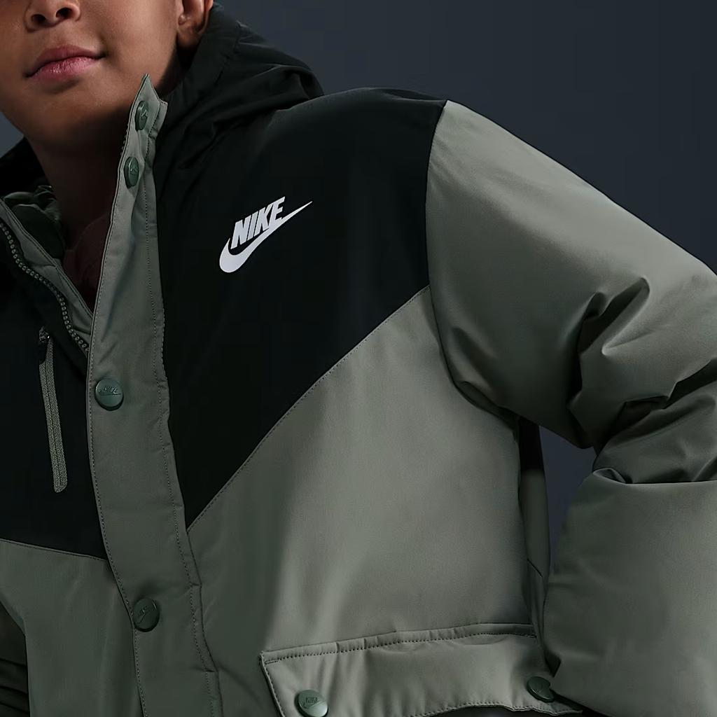Nike Kids Jackets Hooded Moderate IQ9990-320