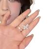 Zircon Butterfly Round Pearl Necklace - Niche Design, Elegant Sweater Chain, Light Luxury Feel