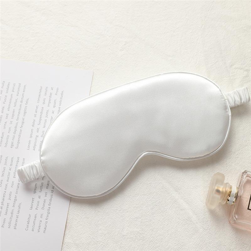 New Imitated Silk Patch Shading Sleep Eye Mask Eyepatch Travel Relax Cover Eyeshade Health Sleeping Shield Soft Eye Care Tools