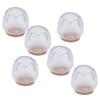 40PCS Chair Leg Protector Thickened Silicone Table Leg Cover Transparent Non Slip Furniture Leg Protector