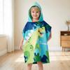 Cartoon Printed Children'S Bath Towel Cape, Microfiber Towel Material 1-12 Years Old Hooded Can Wear Bath Towel Breathable