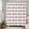 Cute Bird Pattern Shower Curtain Waterproof Bathroom Home Decor Boho Style Tropical Watercolor Liners for Master Bath