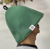 Hard Vihta Green Green Stitching Double Next Generation 3-Layer Polyester Mesh Material Extra Large Sauna Hat Reversible Original Product Unisex Roomy