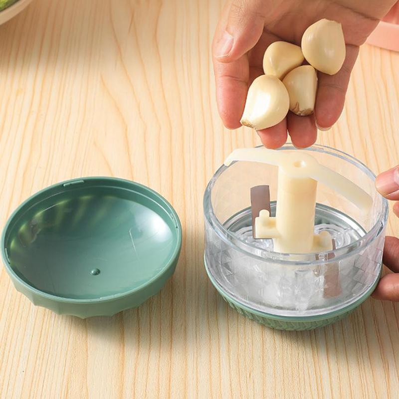 Garlic Ginger Masher Household Manual Eco Friendly Easy Clean Portable Durable Rust Resistant Visible Multi-functional