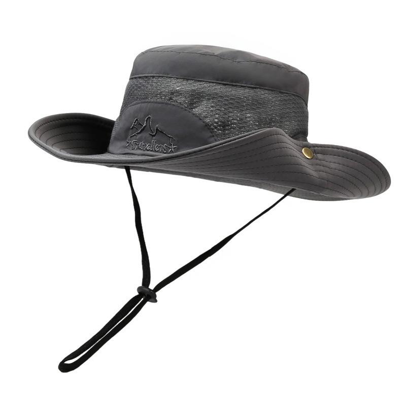 Summer Outdoor Sun Hat Men and Women Mountaineering Fishing Sun Protection Hat Bucket Hat Fashion Big Brim UV Protection Sun Hat
