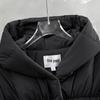 Women's 90% Down Hooded Mid-Length Winter Jacket