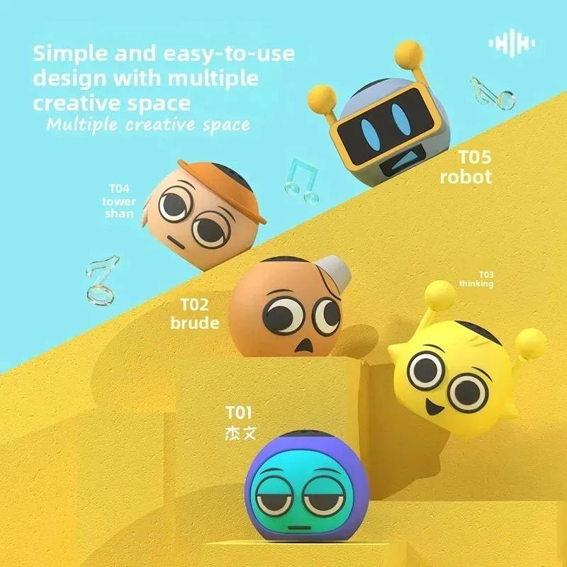 New Sprunki Cartoon Anime Game Speaker Desktop Sound Decorations Expressive Wireless Speaker Soundbox Gift For Boys Girls K