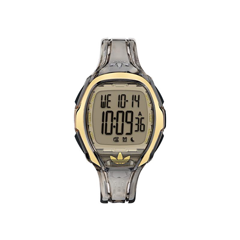 Adidas Originals Wrist Watch Electronic Movement Blue Dial Unisex AOFH250032I Black