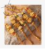 Retro Carved DIY Beaded Bracelet with Geometric Bow Knot Charm