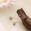 2023 High-End 925 Silver Long Tassel Earrings with Hetian Jade - Summer Drop Earring Accessories for Women