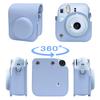 Aenllosi compatible storage case for FUJIFILM instax mini instant with shoulder 13/12/11 cameras, blue, strap.