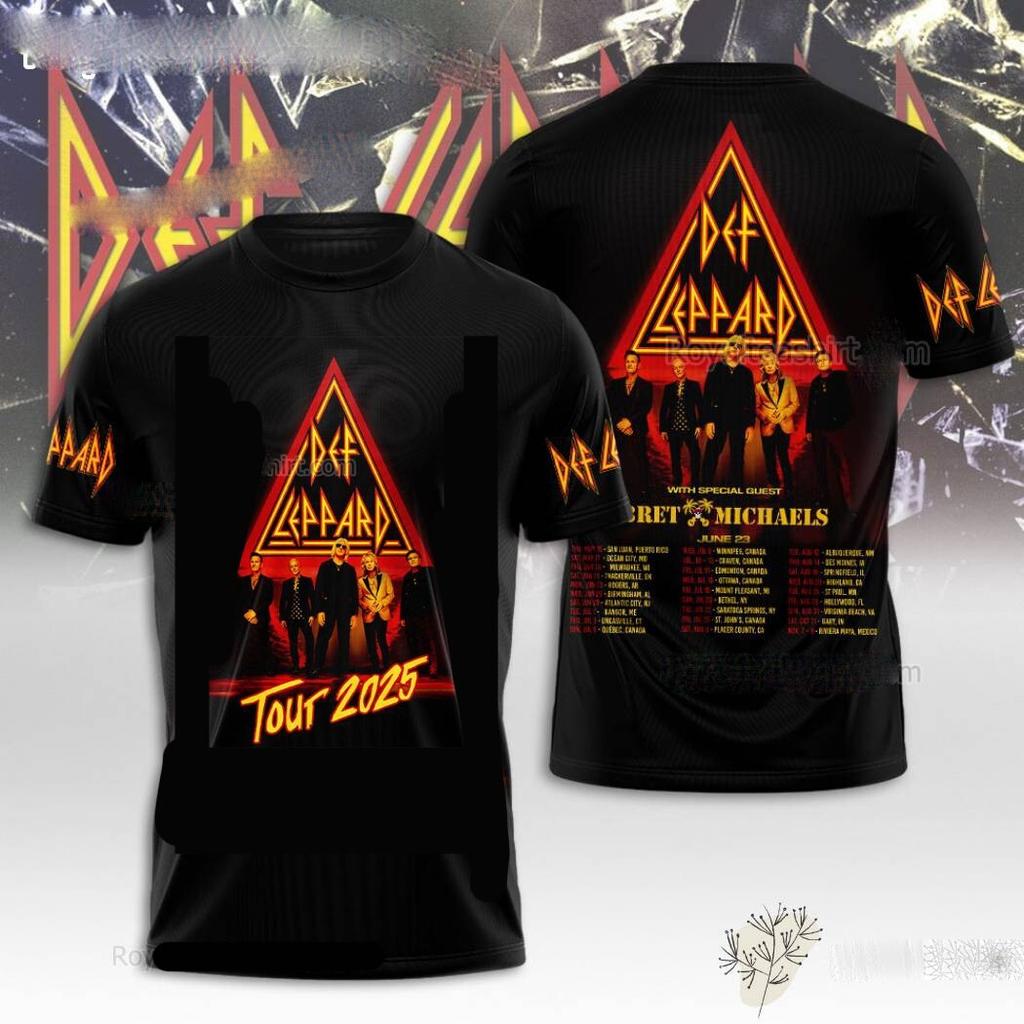 Selten! Def Leppard Tour 2026 T-Shirt Alle Größen S-4XL