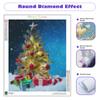 5D DIY Diamond Painting Christmas Tree Full Round Mosaic Christmas Embroidery Rhinestone Pictures Home Decor 30x40cm/12x16inch