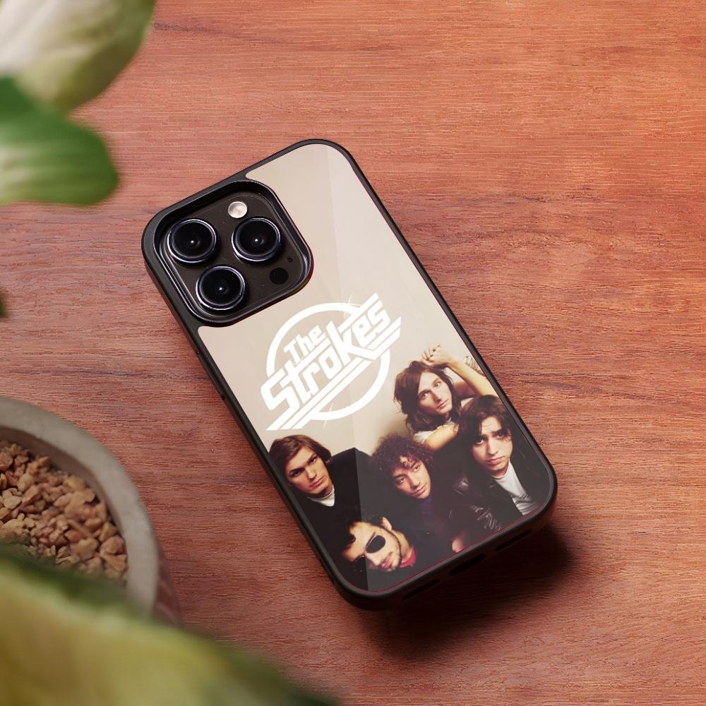 The Strokes Phone Case for Iphone 16 15 14 13 Pro Max 12 11 Mini 7 8 Plus Se Xr X Xs Fundas Shell PC+TPU Cover