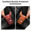 2025 Hot Car Styling Leather Seat Belt Buckle Protector For BMW 1 2 3 5 7 Series X1X2X3X4X5X6G20 G30 G11 G12