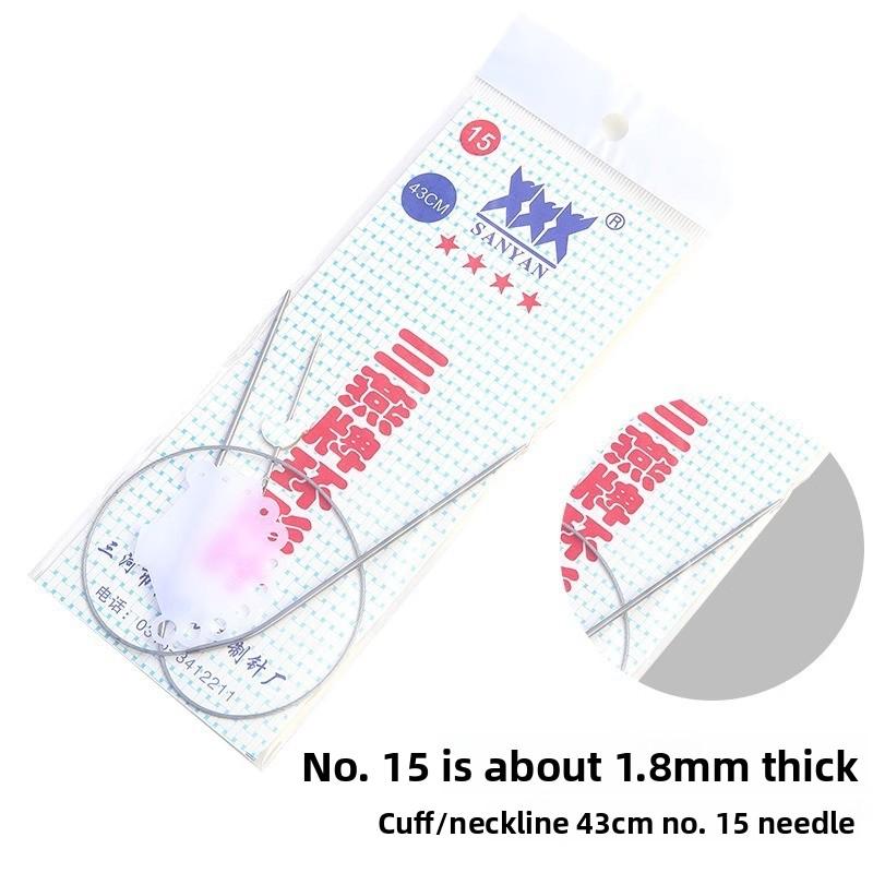 Circular Knitting Needles for Making Sleeve Sweaters, Stainless Steel Circular Knitting Needles, Sweater Knitting Circular Needles