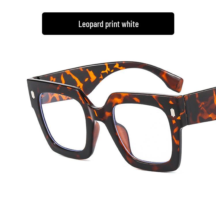 2022 European & American Style Anti-Blue Light Large Frame Glasses