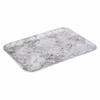Rectangular Tray With Marble Effect, White