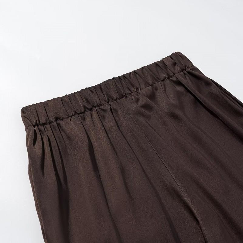PBZA Womens Wide Leg Pants 2026 Thin Tencel Blend Casual Trousers
