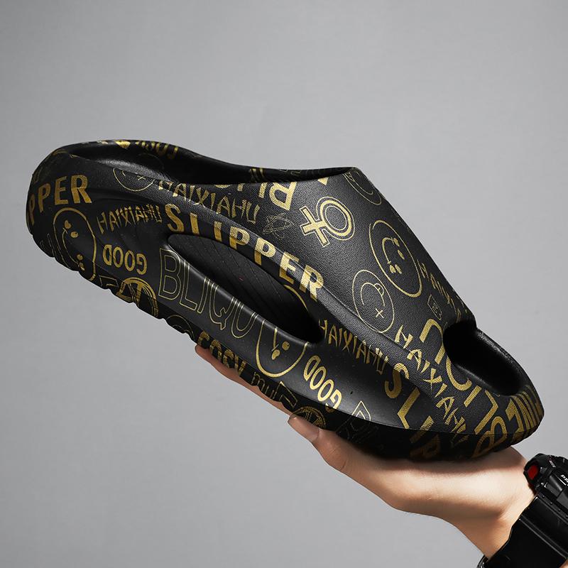 Módní trend Muži Boty Jednoduché žabky Lehké Přímořské pantofle Ležérní Muži Obuv Plážové sandály Pantofle Léto Volný čas Žabky s otevřenou špičkou