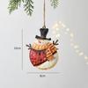 Handmade Christmas Hanging Model Pendant Xmas Ornament Creative Christmas Tree Decor  Festival