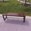 Solid Wood Folding Shoe Changing Stool & Long Resting Bench for Home, Park, or Balcony