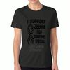 T-shirt bawełniany damski z motywem tęczy, świadomość chorób rzadkich, bawełna premium z nadrukiem graficznym, trwały, casualowa moda, Kocham Kogoś Rzadkiego, Pokaż Swoje Wsparcie W