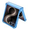 Transparent Four-corner Drop-proof Protective Hard Case with Magnetic Rotating Ring Stand for Samsung Galaxy Z Flip 8