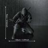1pcs 3D Printed Ninja Pen Holder, Non-Slip Desk Organizer, Space-Saving Gift for Office/Home