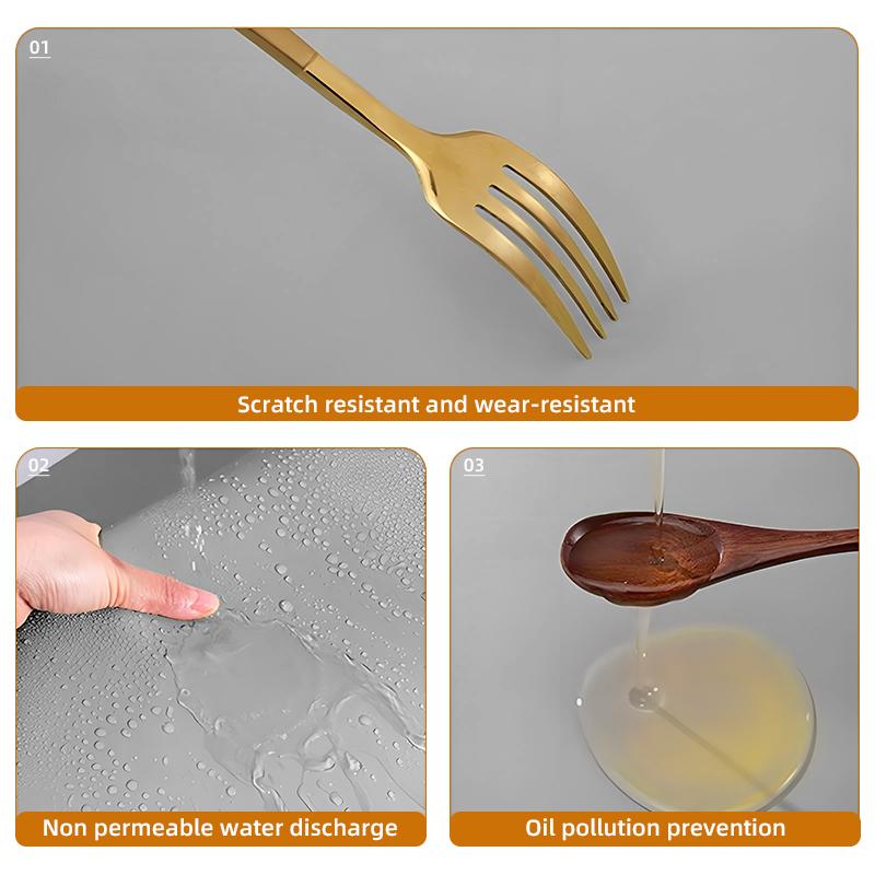 60x120cm Silicone Table Mat Waterproof Non Slip Heat Resistant Placemat Dishwasher Safe Kitchen Dining Table Protector Home Decor Pad