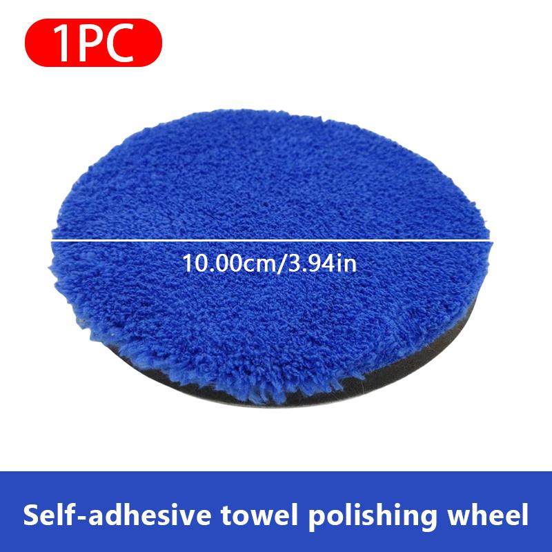 

SEAMETAL 4/5/6 Inch Removing Wax Buffer Pads Microfiber Polishing Pad Replaceable Buffing Pads Polisher Car Wash Cleaning Pads 4 inch