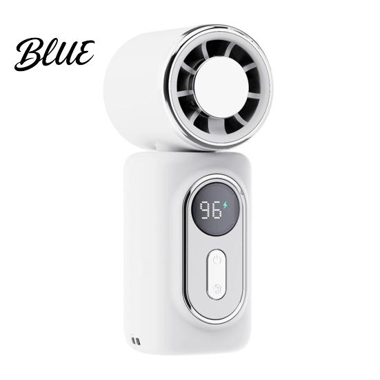Outdoor Portable Fan Clip-on Handheld Mini USB Rechargeable Ice Cooling Personal for Office Travel Summer Device Air Circulator