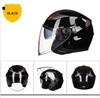 GXT Motorcycle Helmet Half Face ABS Motorbike Helmet Electric Safety Double Lens Helmet Moto Casque for Women/Men Casco Moto #
