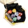 Natural Crystal Healing Stone Folk Crafts Seven Chakra Energy Stone  for Meditation