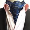 "Men's Paisley Polyester Jacquard Scarf - Gao Mouqiang Style for Trendy Business Attire"