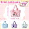 Cartoon Large Capacity Doll Plush Bag Cute Girl Storage Handbag