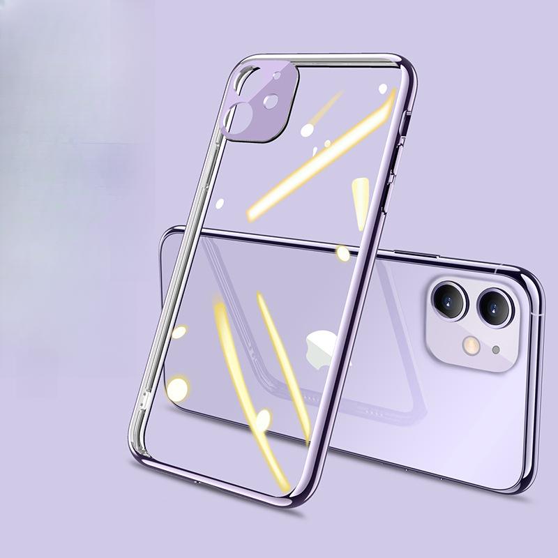 Použitelné pro Apple 16 Elektroplátovaný Kryt na Mobilní Telefon IPhone 15 Průhledný 11 13 Silikon XR Lepidlo Pro/Max Ochrana 12 Sady 14