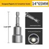 65mm Durable Magnetic Hex Socket Head for Impact Driver with Strong Magnetism