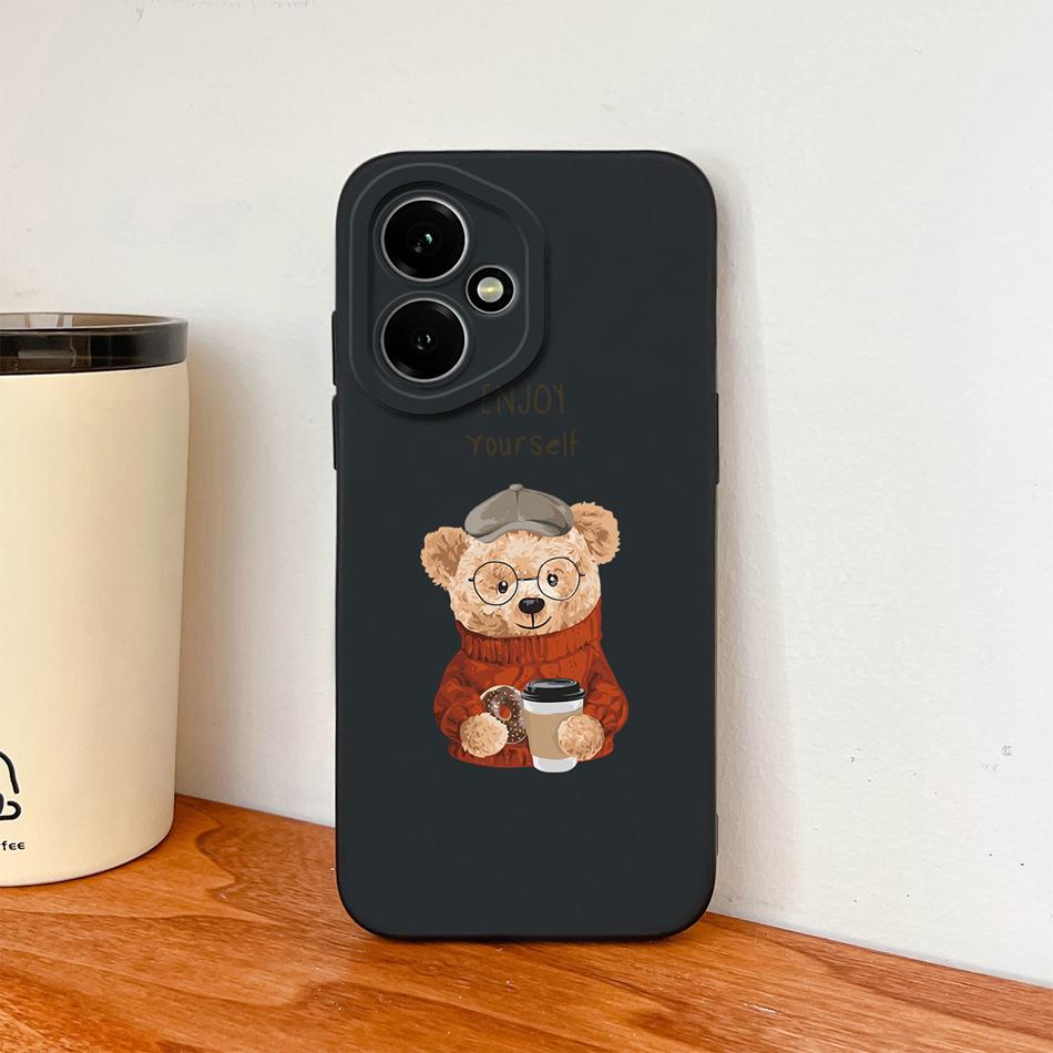 For Honor 400 Pro Phone Case Cute Astronaut Liquid Silicone Full Coverage Anti Drop Soft Back Shell For Honor400 5G Bumper Capa