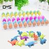 60Pcs Easter Dinosaur Egg Hatching Toy Kids Toddlers Boys Girls Dino Birth Growing Toy Classroom Students Exchange Gift Party Favors