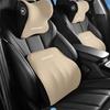 Set di 1/2 Pezzi Cuscino per Poggiatesta e Supporto Lombare per Auto in Schiuma Memory per Sedia da Ufficio Sollievo dalla Fatica Cuscino da Viaggio