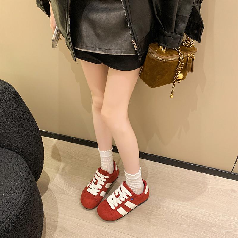 Shoes Woman 2025 Trend Casual Sneakers Comfortable Lace Up Flats Tennis Shoe Breathable Walking Jogging Shoe Zapatillas De Mujer