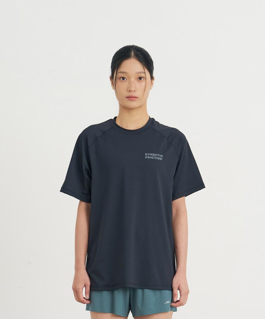 Goyoweeo [Synectics Friction] Air Hole Logo Short Sleeve (Black)
