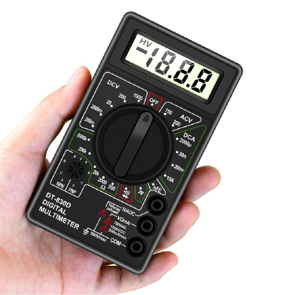 For Field Testing Digital Multimeter Digital Multimeter Continuity Buzzer Square Wave Output Low Battery Alarm