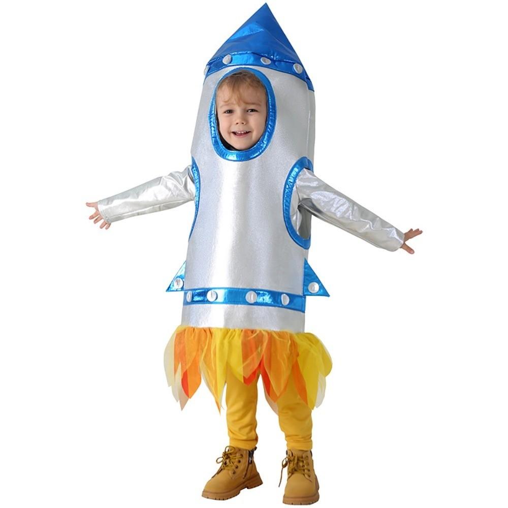 Astronaut Outfit Children Rocket Spacesuit Halloween Costume Set  Children's Day