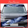 Front Rear Car Sticker Windshield Block Sunshade Sticker Decoration 3d Stereoscopic Cat Eye Car