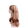 Synthetic Hair Long Body Wavy Wigs for Women Mix Color Brown with Highlights Blonde Color Natural Wig Daily Use Hair Replacement