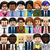 HOT TV Movie The Office Model Bricks Mini Building Blocks Compatible Assemble Puzzle Action Figures Doll Toy Kids Birthday Gifts
