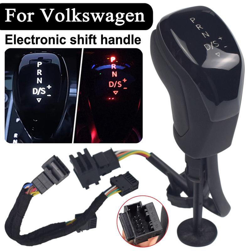 On DSG LED Electronic Synchronization Display Gear Shift Knob Gear Stick For V W Passat B8 Arteon Tiguan MK2 TROC Atlas Golf MK7