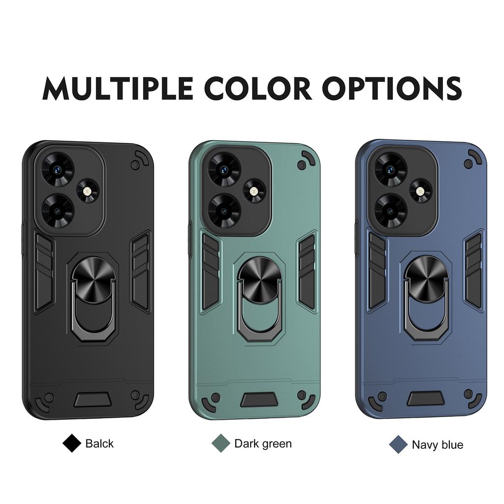For Infinix Hot 30 Case Infinix Hot 30i Cover 30 play Military Armor Shockproof Protective Cover Ring Stand Holder Fundas Coque